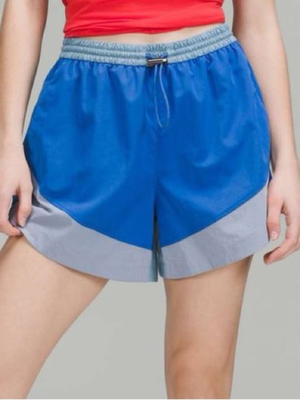 Lululemon Blue Evergreen High Rise Shorts 4.5” Size 12